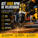 Parafusadeira e Furadeira Impacto 48v 2 Baterias + Maleta Com Acessórios Kit Completo