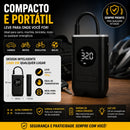 Compressor de Ar Portátil Digital Recarregável