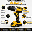 Parafusadeira e Furadeira Impacto 48v 2 Baterias + Maleta Com Acessórios Kit Completo