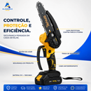 Mini Motosserra Elétrica Spark BR 21V Sem Fio + 2 Baterias | Kit Completo para Poda