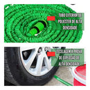 Mangueira Mágica Retrátil Flexível Elástica 30 Mts 7 Jatos Jardim e Carro