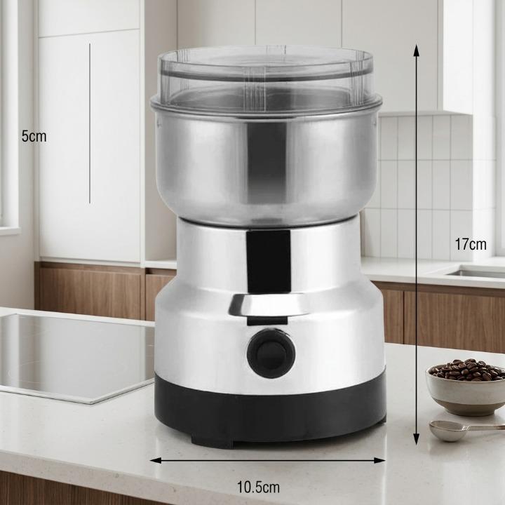 Moedor Triturador Elétrico Multifuncional - GrãoTurbo Inox™