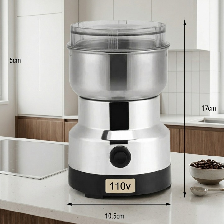 Moedor Triturador Elétrico Multifuncional - GrãoTurbo Inox™