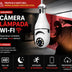 Câmera Lâmpada Wi-Fi 360° HD com Visão Noturna e Detecção de Movimento