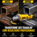Esmerilhadeira Angular 710W Corte Metal Desbaste Profissional
