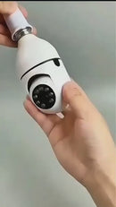 Câmera Lâmpada Wi-Fi 360° HD com Visão Noturna e Detecção de Movimento